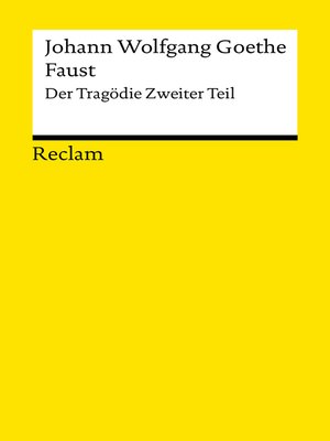 cover image of Faust. Zweiter Teil